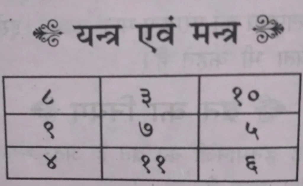 मंगल ग्रह यंत्र 